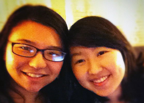 Janet Liang (R) with Friend