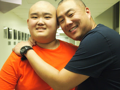 Andrew Park and his Dad