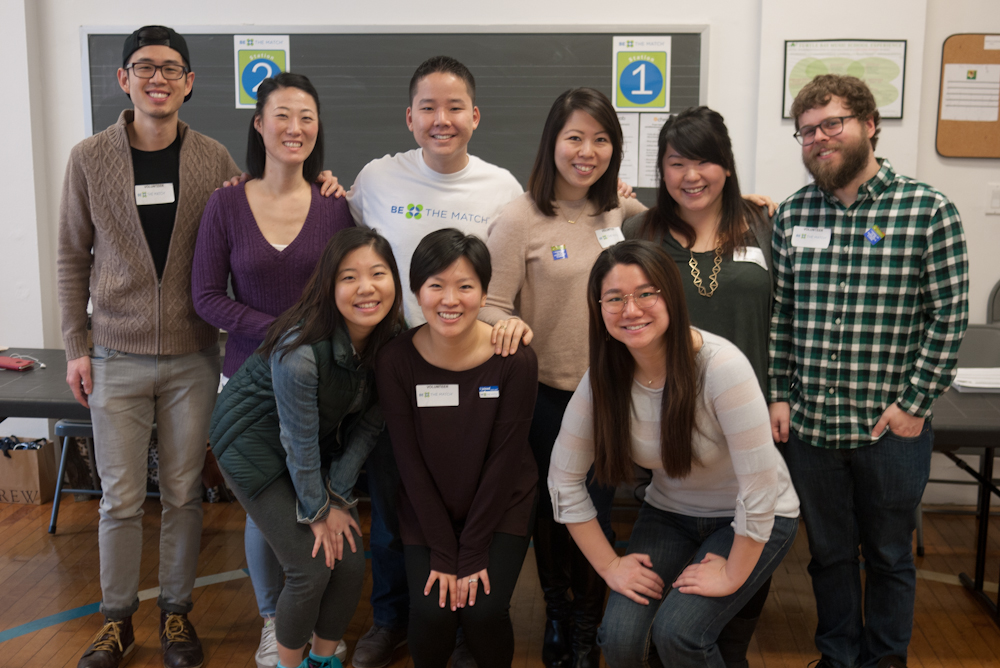 Cheekswab volunteers for the Hope Midtown bone marrow drive